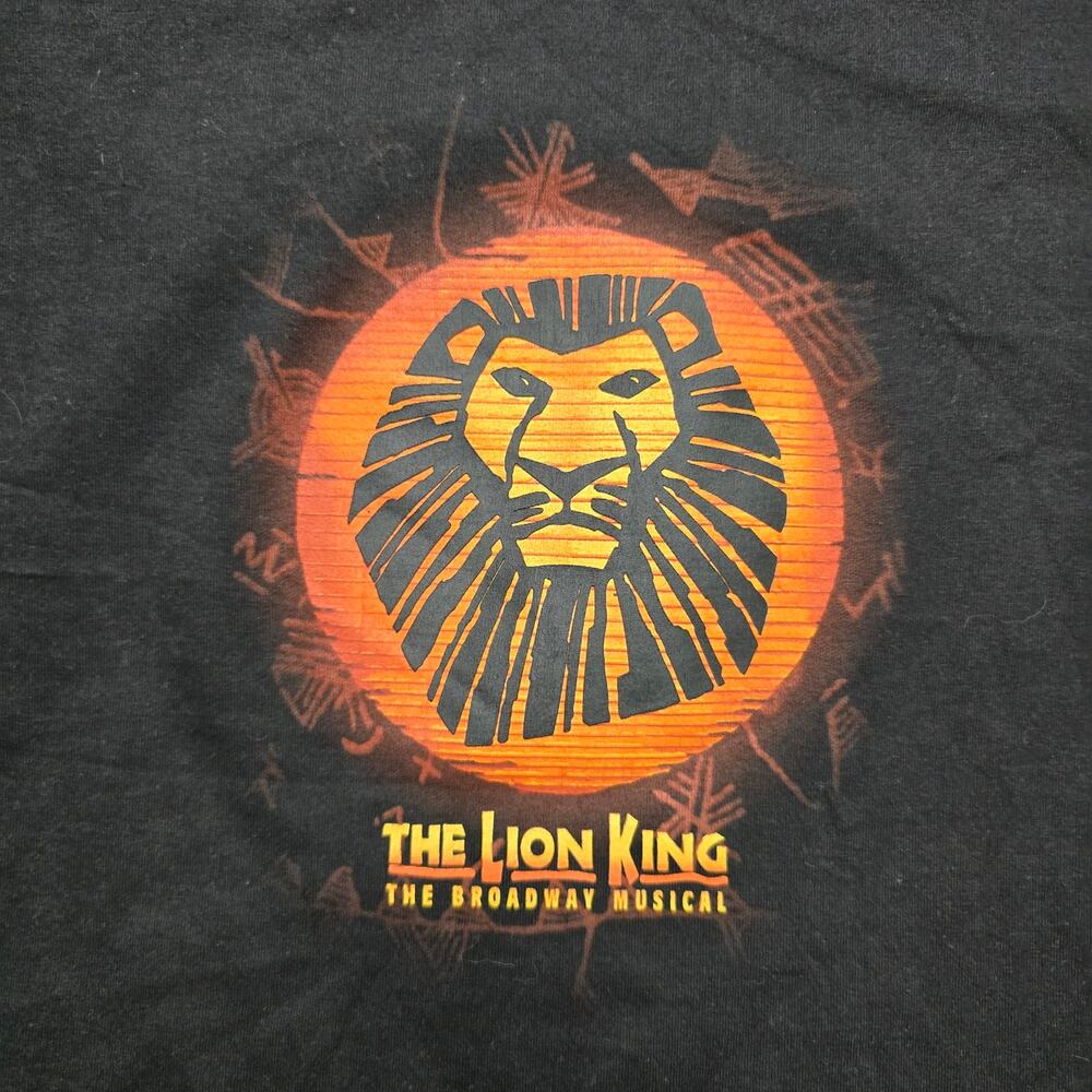 The Lion King Shirt The Broadway Musical Sydney Australia Medium Black Tee - Picture 2 of 8